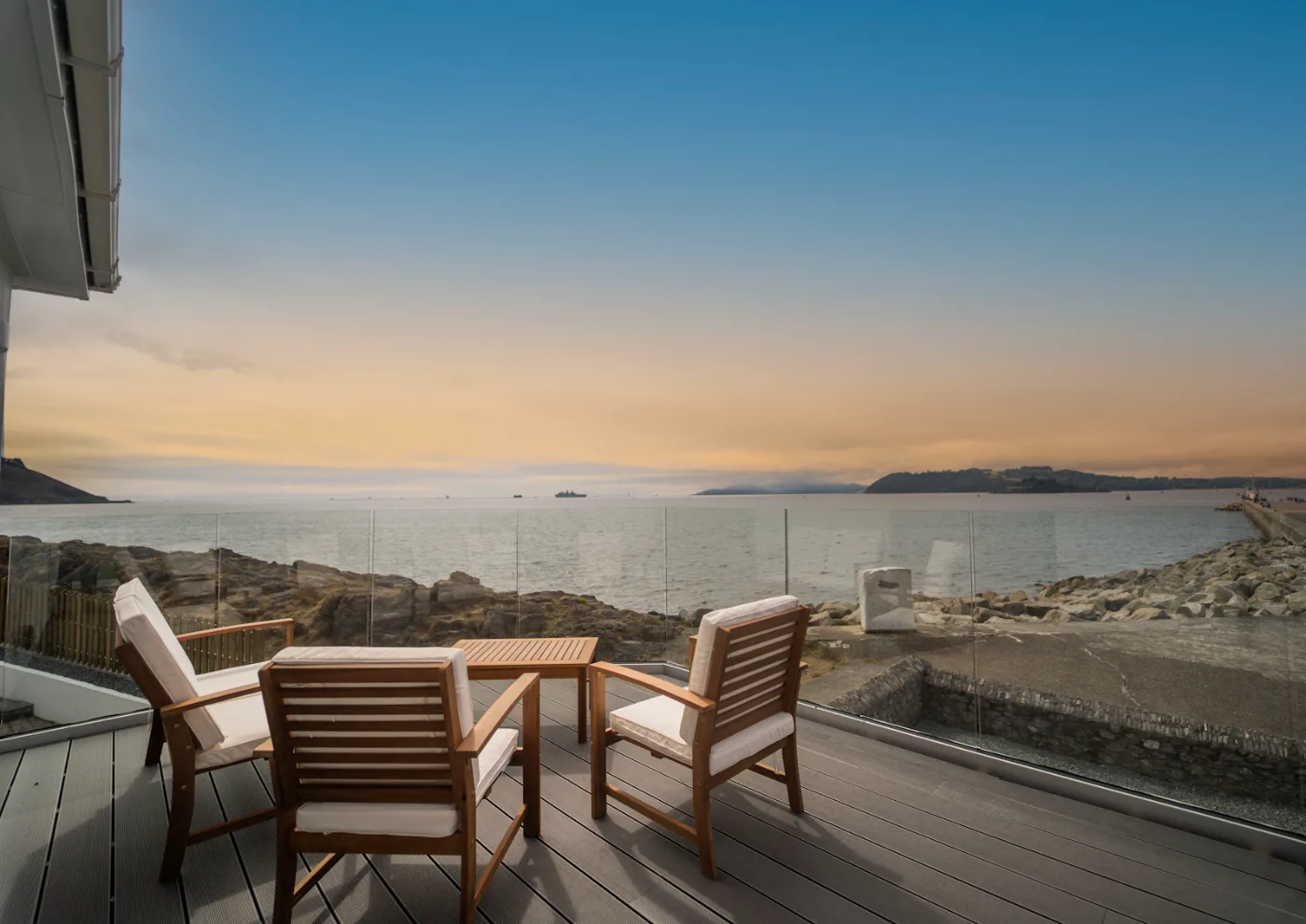The Peoples Pad at sunset