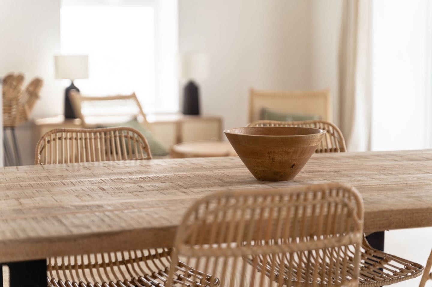 Dining table in the Peoples Pad